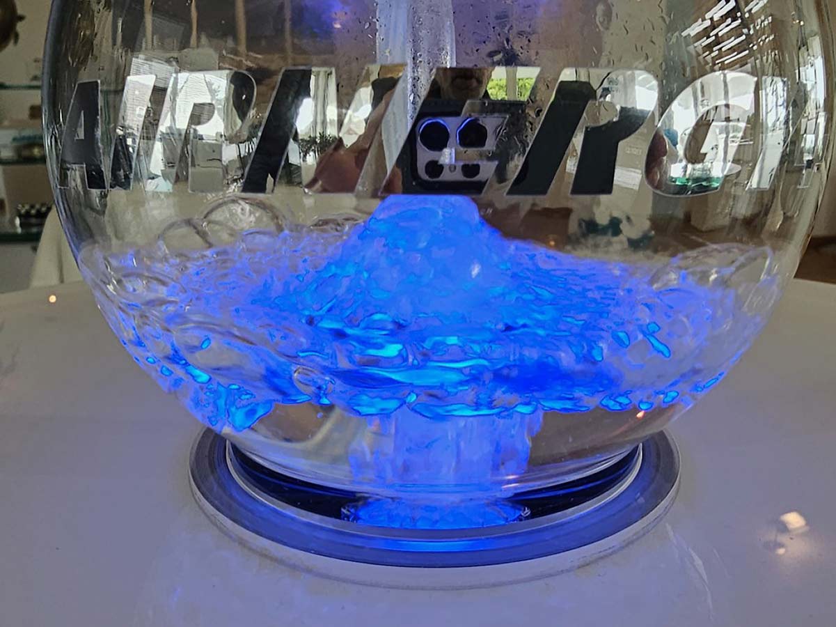 Ambientelicht blau einstellbar